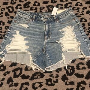 American Eagle highest rise baggy jean short